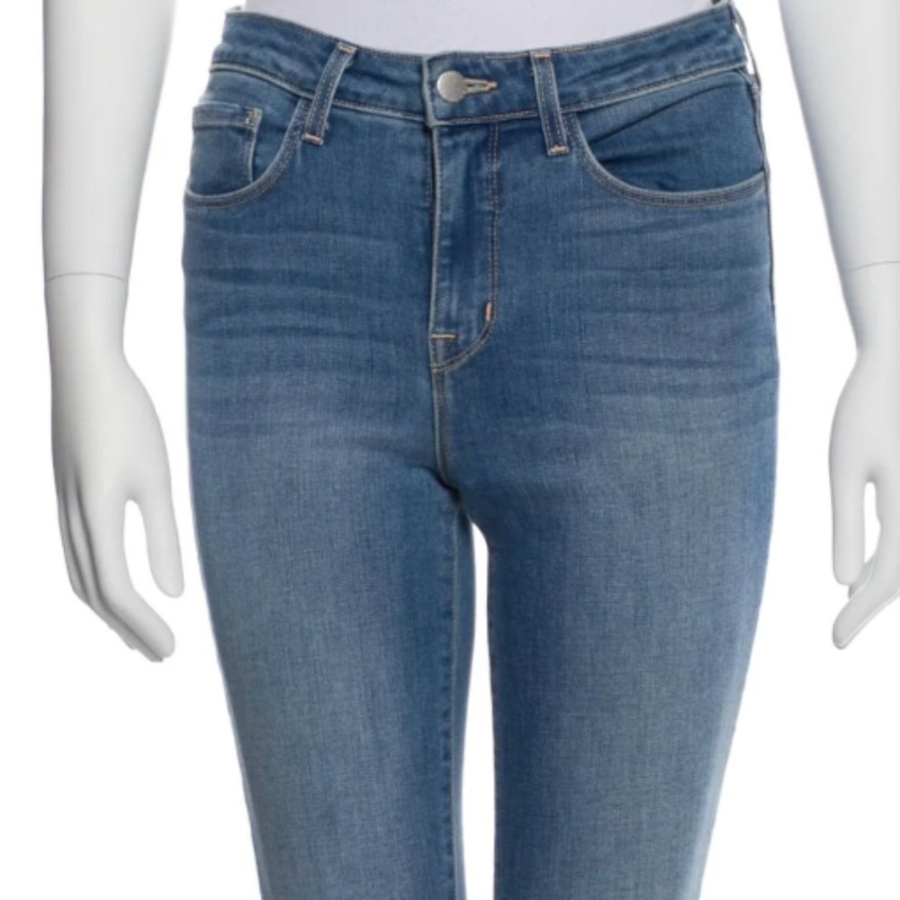 L'Agence Skinny Mid-Rise Jeans - Size 25 (Blue Denim) - Picture 6 of 6